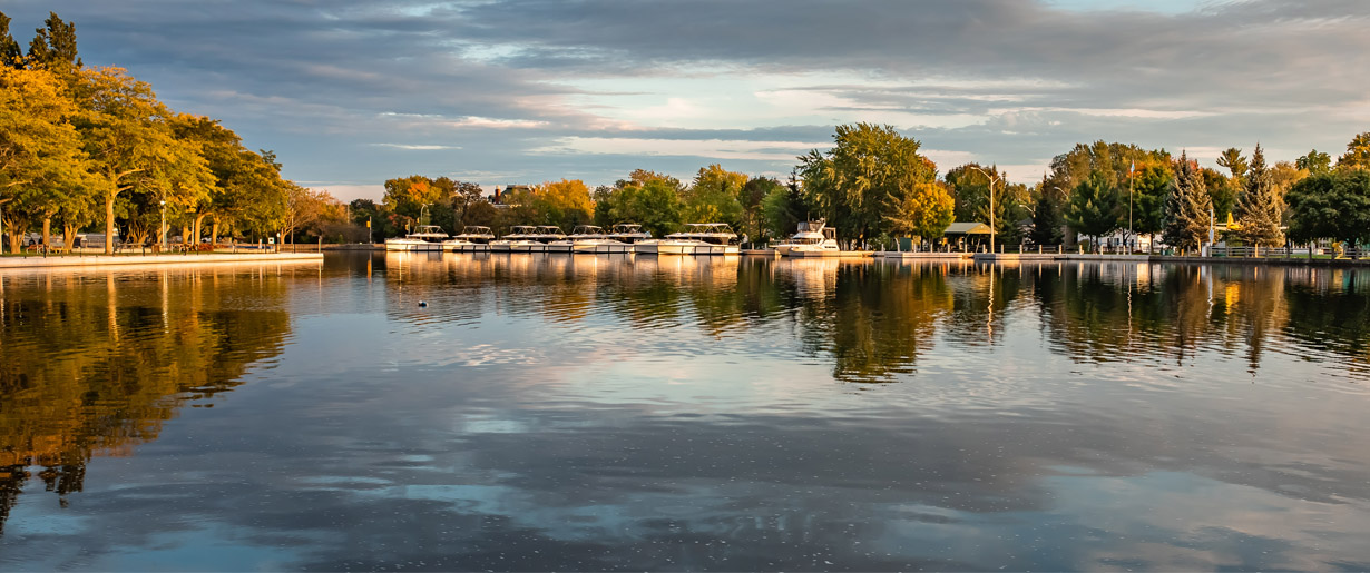 Rideau Canal in the Town of Smiths Falls